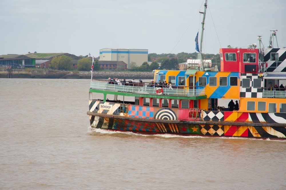 Severdigheter i Liverpool: The Beatles, Anfield og 16 andre grunner til å reise 14 Mersey Ferry på elva Mersey utenfor Liverpool