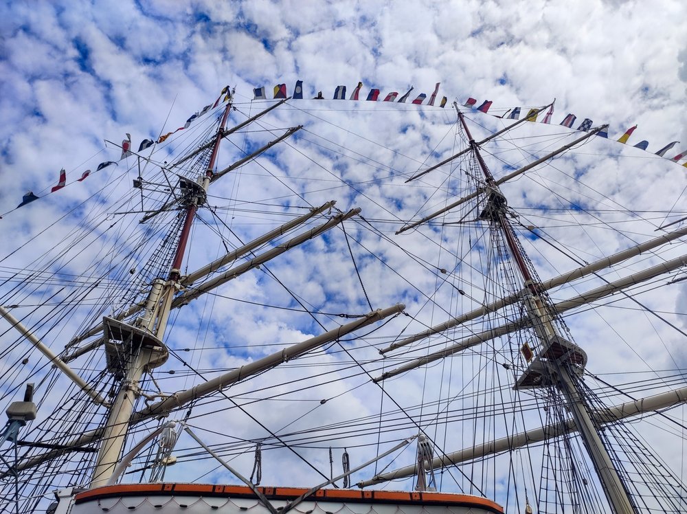 Museumsskipet Dar Pomorza i Gdynia
