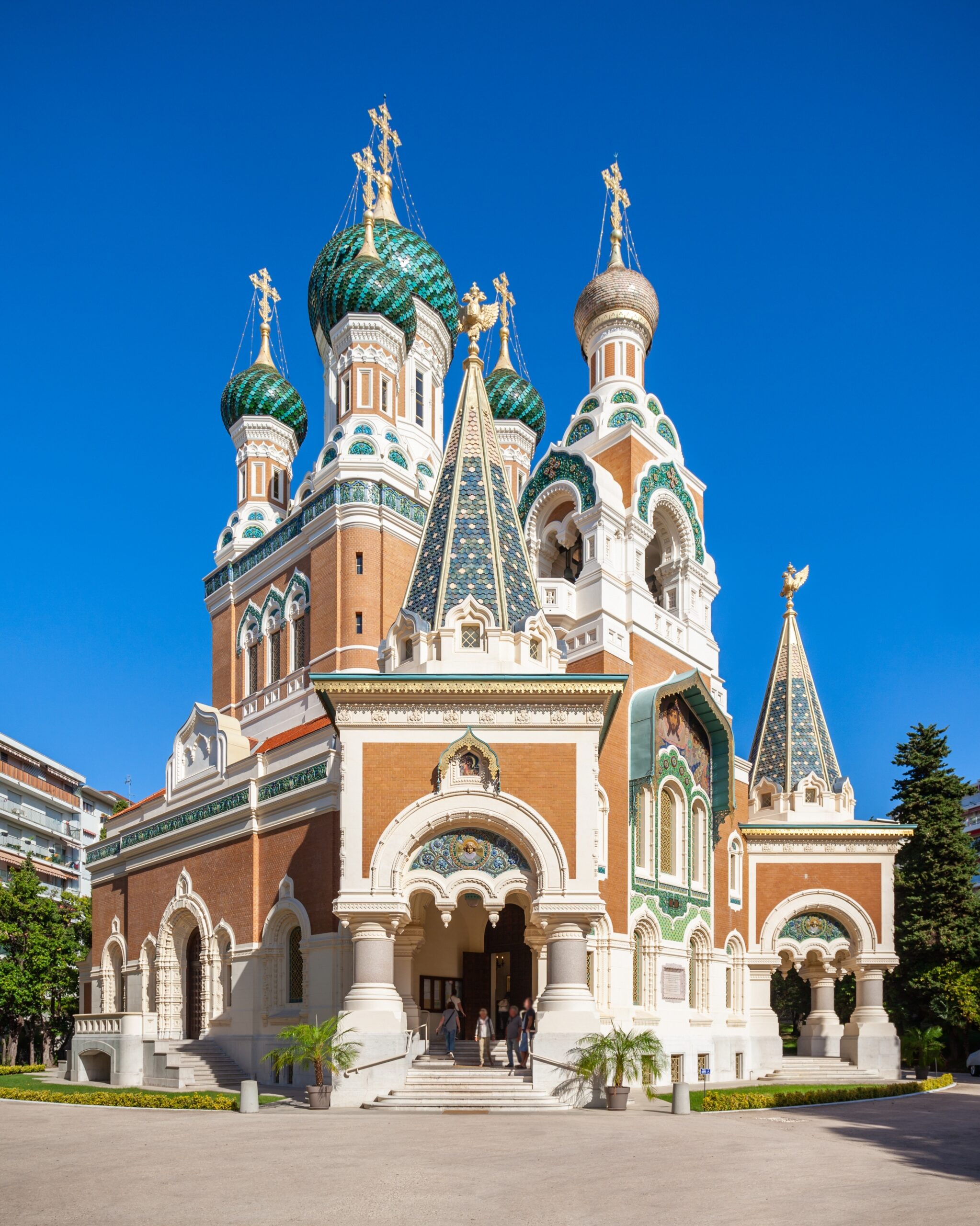 Severdigheter i Nice: de 17 beste tingene å se og gjøre 11 Den russisk-ortodokse katedralen Saint-Nicolas i Nice