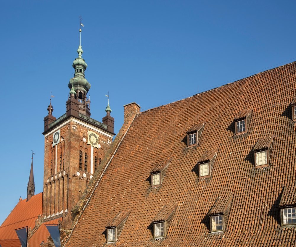 Den store mølla og Den hellige Katarinas kirke