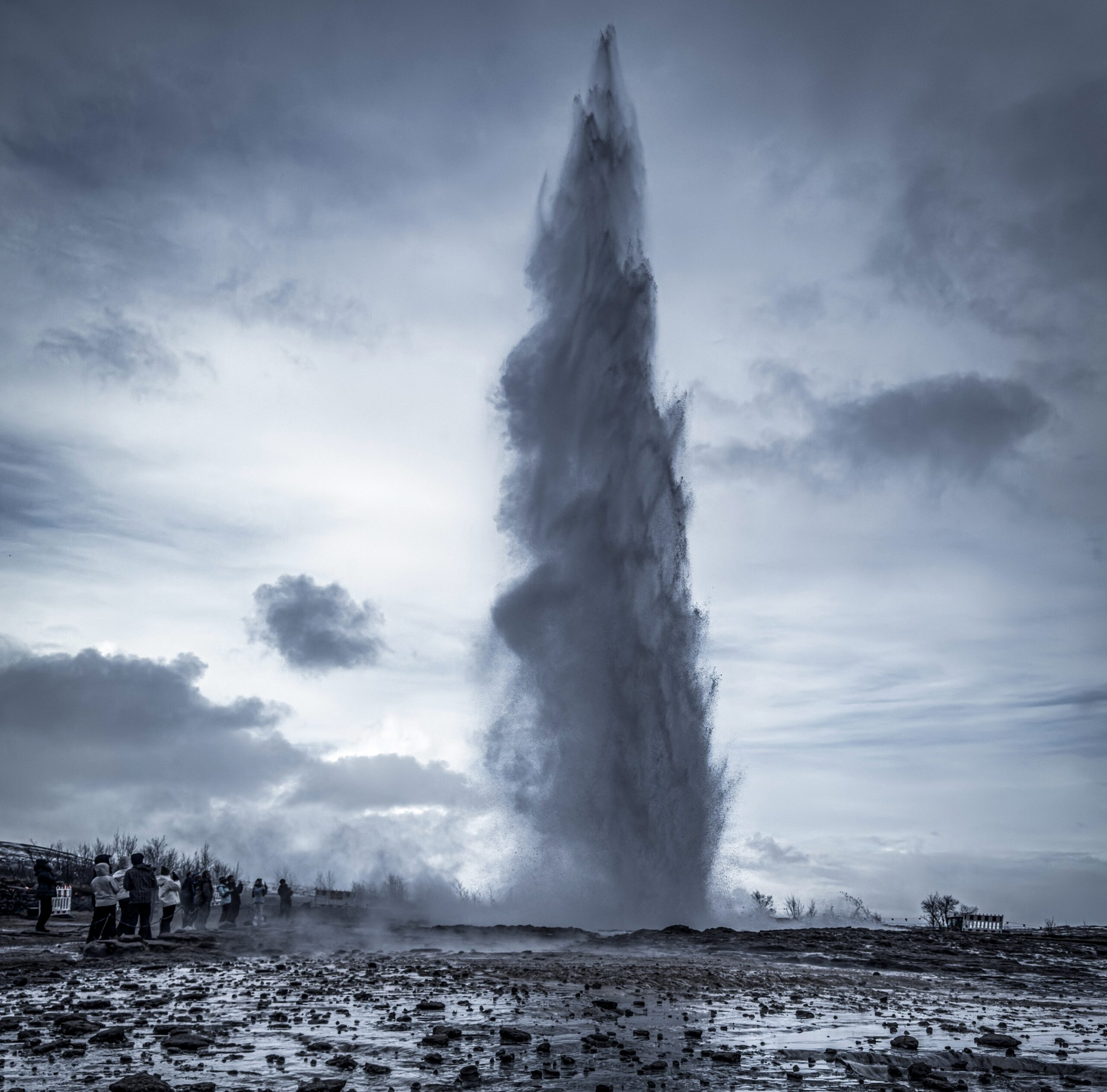 Strokkur i utbrudd ved Geysir
